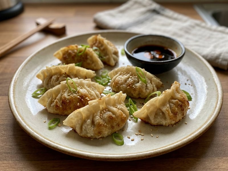 Japán csirkés gyoza | Ropogós és szaftos street food