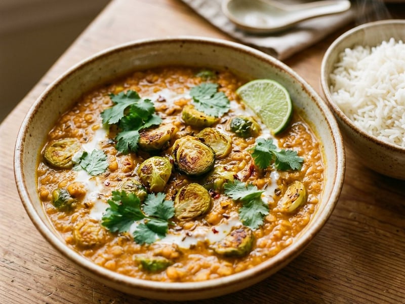 Indiai kelbimbós vöröslencse dahl | Fűszeres őszi curry