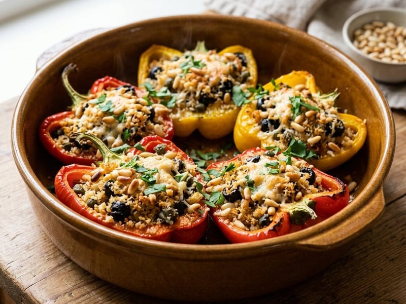 Szicíliai töltött sült paprika | Mediterrán ízek