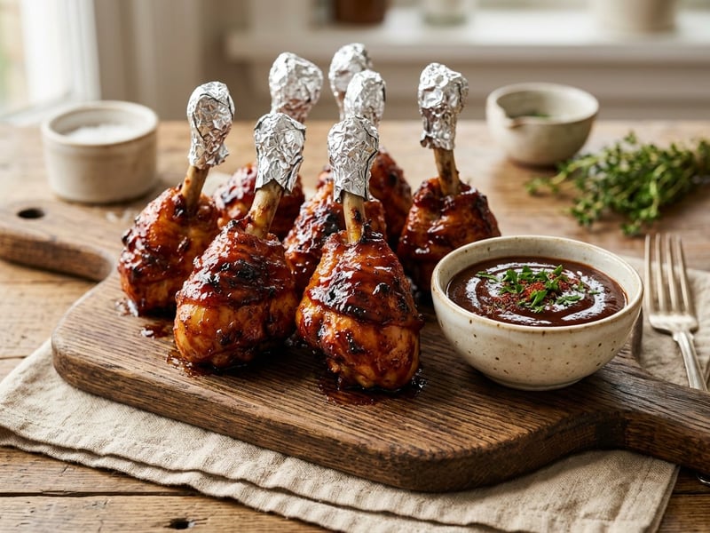 Füstös BBQ csirke lollipop | Szaftos grillparti kedvenc