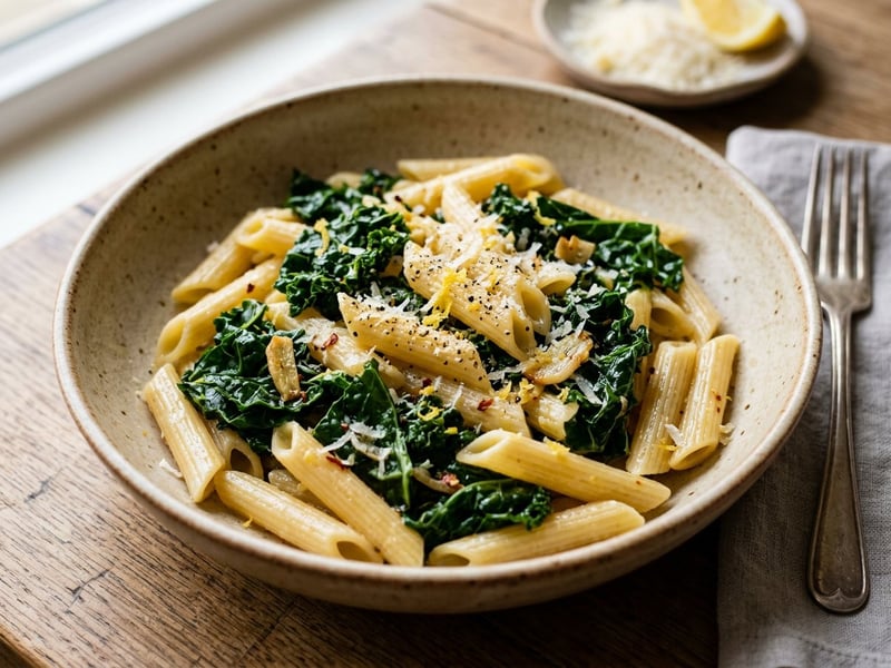 Tuscan kale penne | 20-minute Italian classic