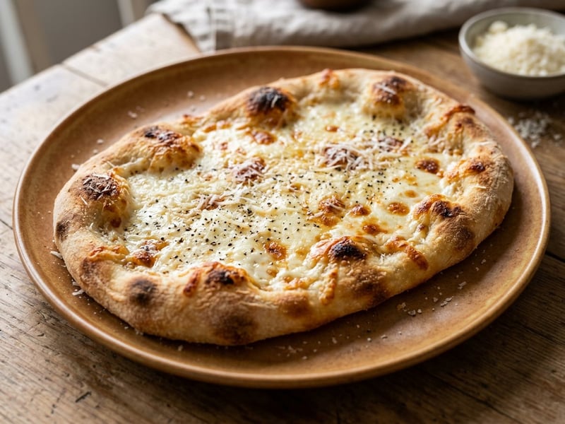 Pinsa Romana Cacio e Pepe | Crispy Roman Cheese Flatbread