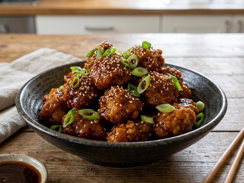 General Tso ropogós csirke wokban | 20 perces vacsora