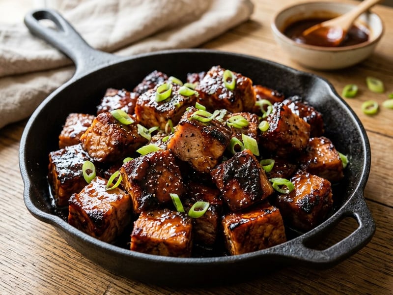 Füstös BBQ pulykamell burnt ends | Omlós grill falatok