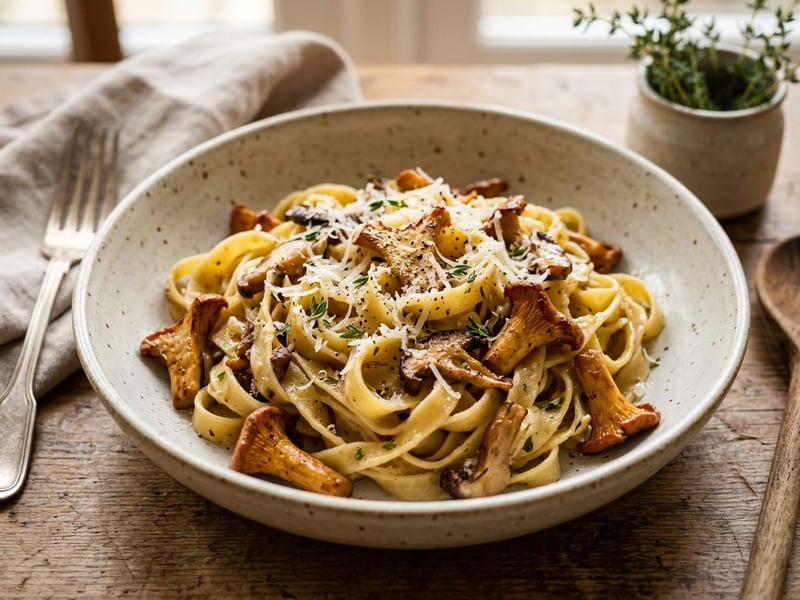 Wild Mushroom Tagliatelle | 20-Minute Italian Pasta