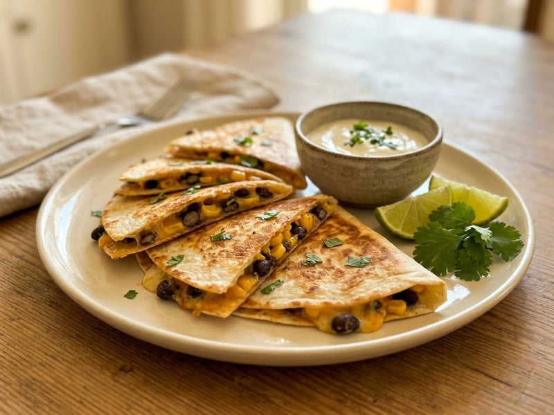 Fekete babos quesadilla | Ropogós mexikói street food