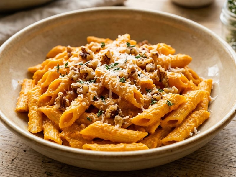 Krémes sárgarépás penne ricottával | 20 perces olasz tészta