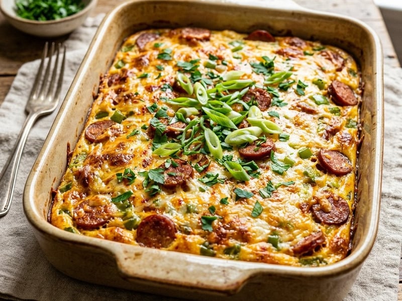 Tepsis magyaros tojáslepény | Szaftos hétvégi brunch