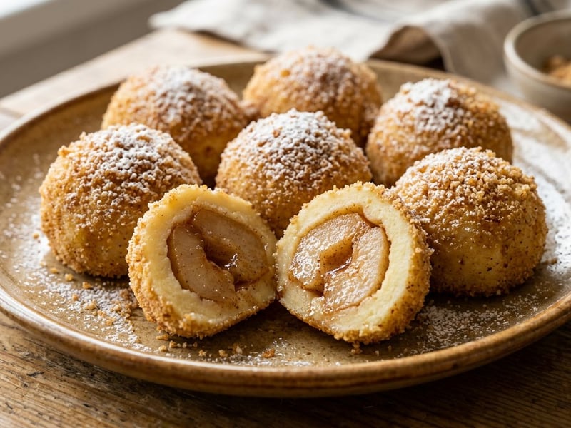 Old-Fashioned Pear Dumplings | With Cinnamon Toasted Breadcrumbs
