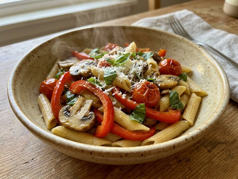 Penne all'Ortolana | 25 perces olasz zöldséges tészta