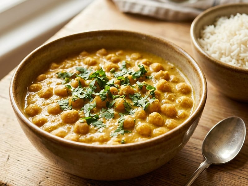 Chana Madra | North Indian Yogurt Chickpea Curry