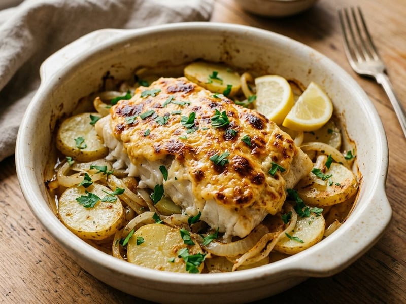 Spanish Cod Gratin | Juicy Dish with Alioli
