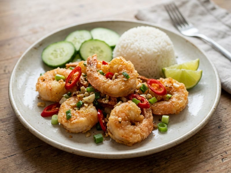 Vietnamese Salt and Pepper Shrimp | Crispy Asian Main Course