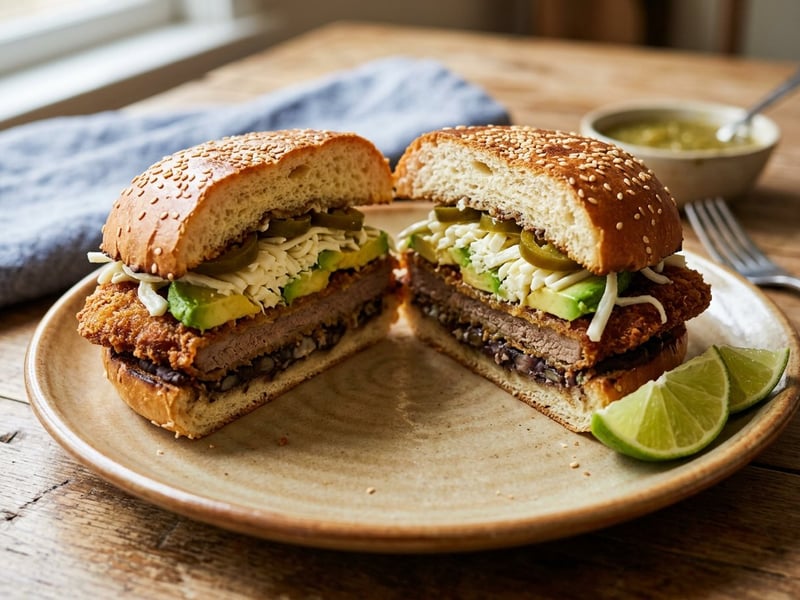 Mexikói marhahúsos cemita | Ropogós utcai szendvics