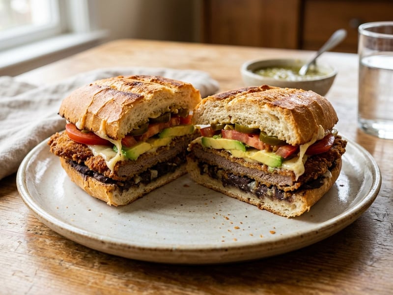 Mexikói milanesa torta marhahússal | Ropogós utcai szendvics