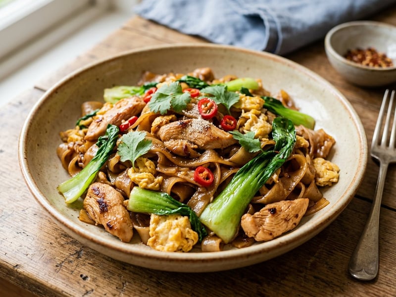 Thai Pad See Ew with Chicken | 20-Minute Wok Dinner