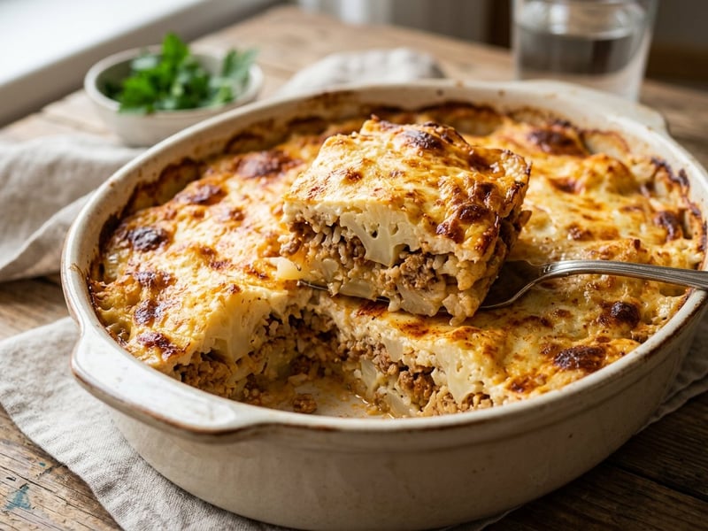 Homestyle Layered Cauliflower | Juicy Hungarian One-Pot Dish