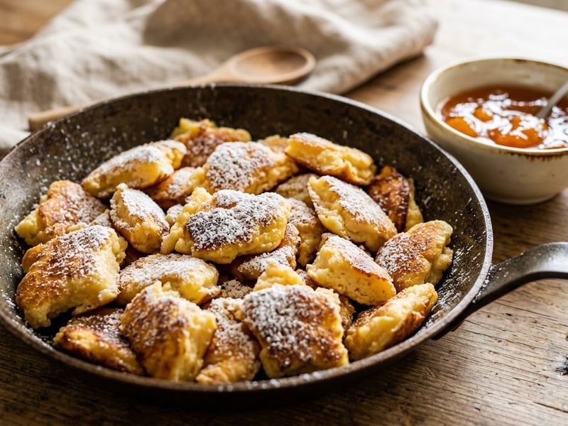 Hungarian Curd Cheese Kaiserschmarrn | Fluffy Weekend Breakfast