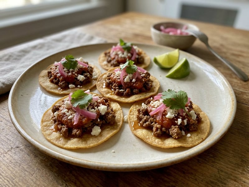 Mexican Beef Garnachas | Crispy Street Tortilla Bites