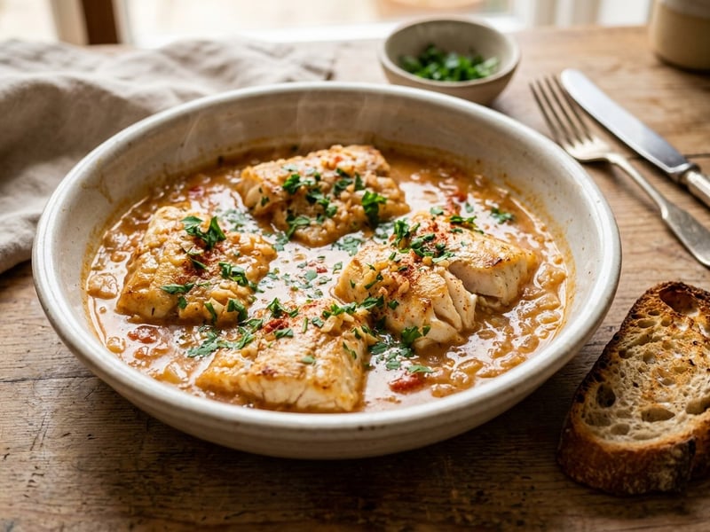 Spanish Fisherman's Style Hake | Merluza a la marinera