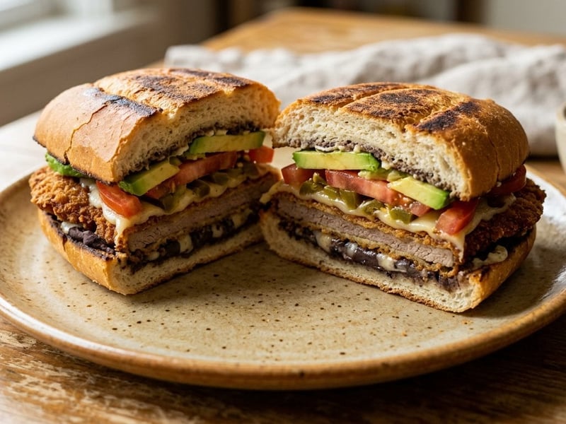 Mexikói torta milanesa marhahússal | Ropogós utcai szendvics
