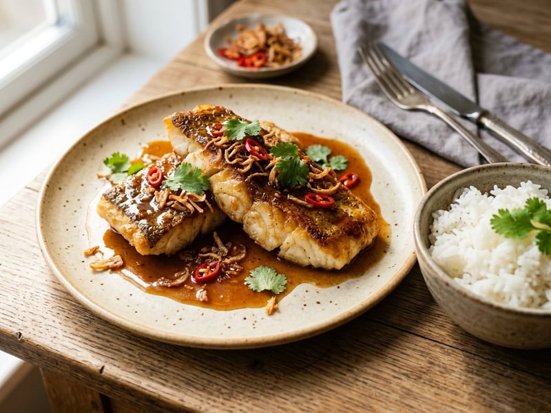 Pla Rad Sauce Makham | Thai Tamarind Cod