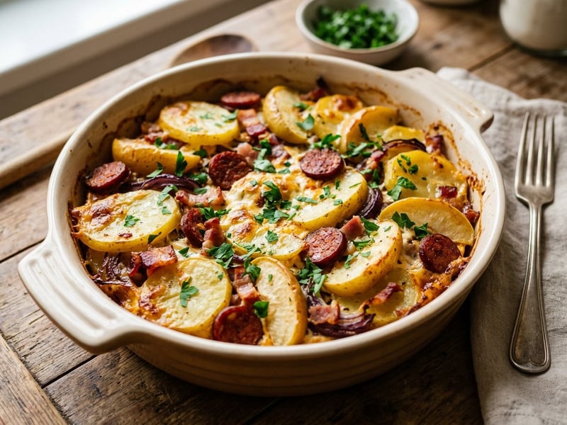 Szabolcs-Style Baked Potatoes with Apples | Juicy Autumn Classic