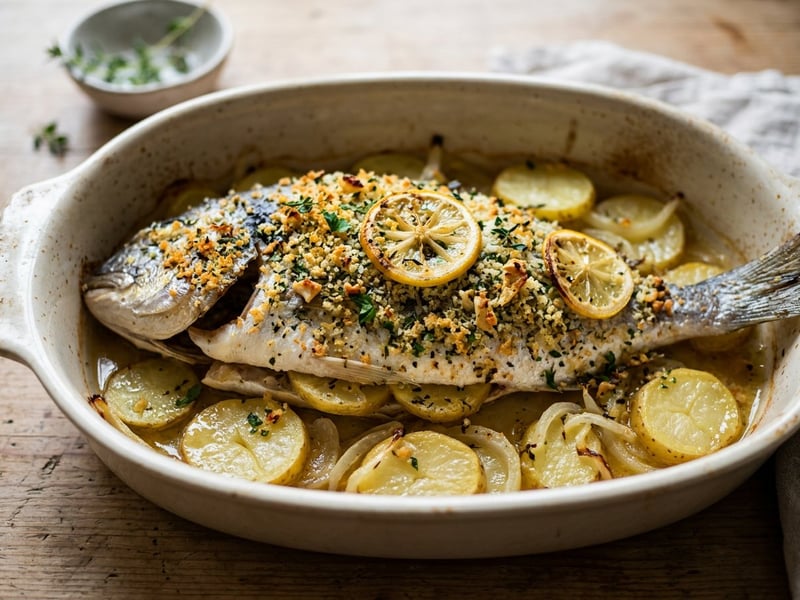 Dorada a la Madrileña | Spanish baked sea bream