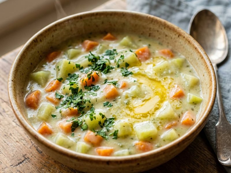 Buttery Kohlrabi Stew | Creamy and Homestyle Autumn Main Dish