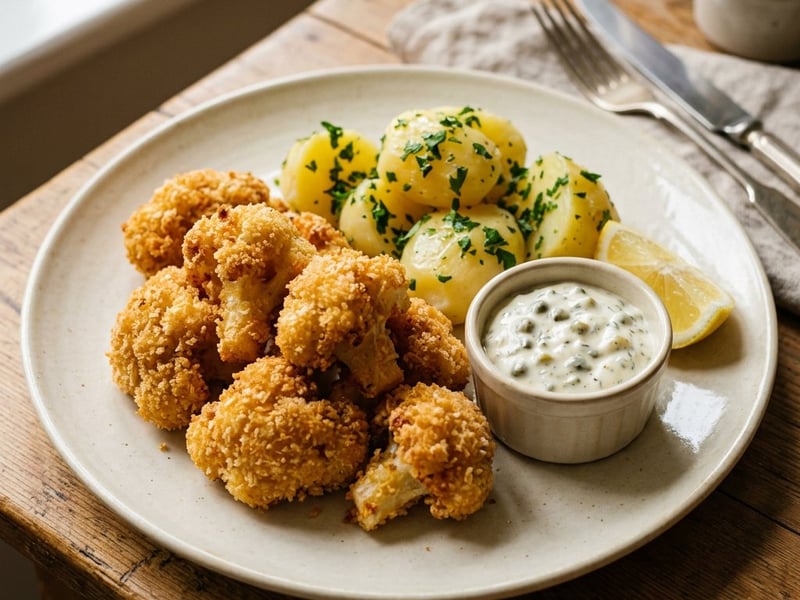 Breaded Cauliflower with Parsley Potatoes | Crispy Autumn Classic