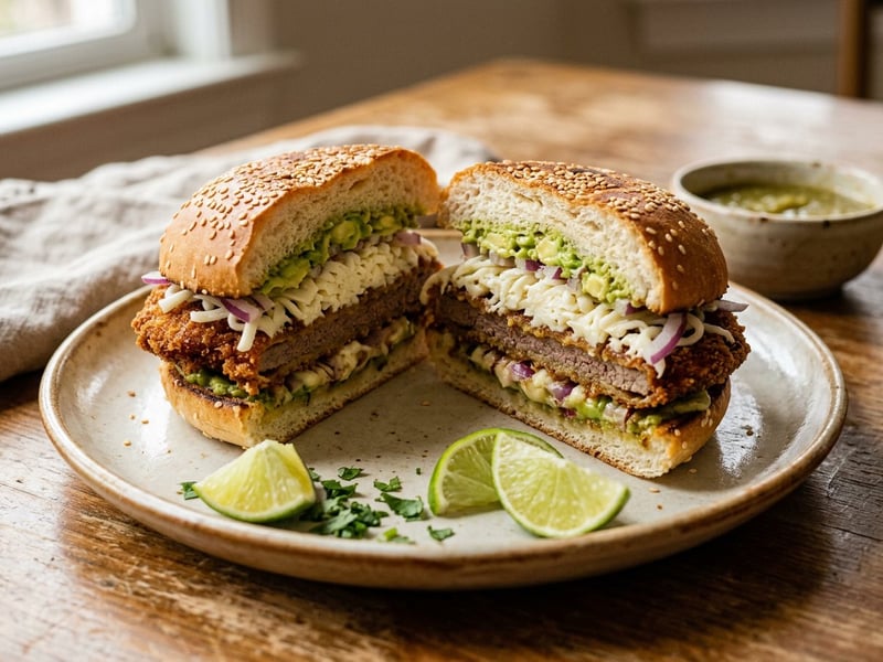 Mexikói marhahúsos cemita | Ropogós utcai szendvics