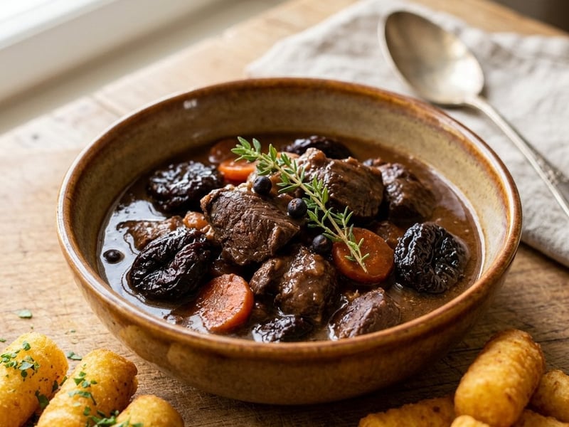 Venison Stew with Prunes | Tender Autumn Game Dish