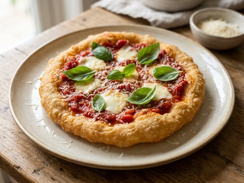Nápolyi pizza montanara | Ropogós sült sajtos lepény