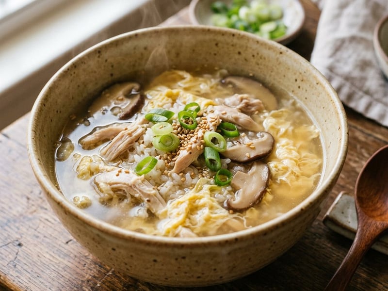 Tori Zosui | Warming Japanese Chicken Rice Soup