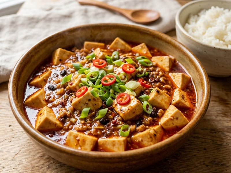 Sichuan Mapo Tofu in a Wok | 20-Minute Asian Dinner
