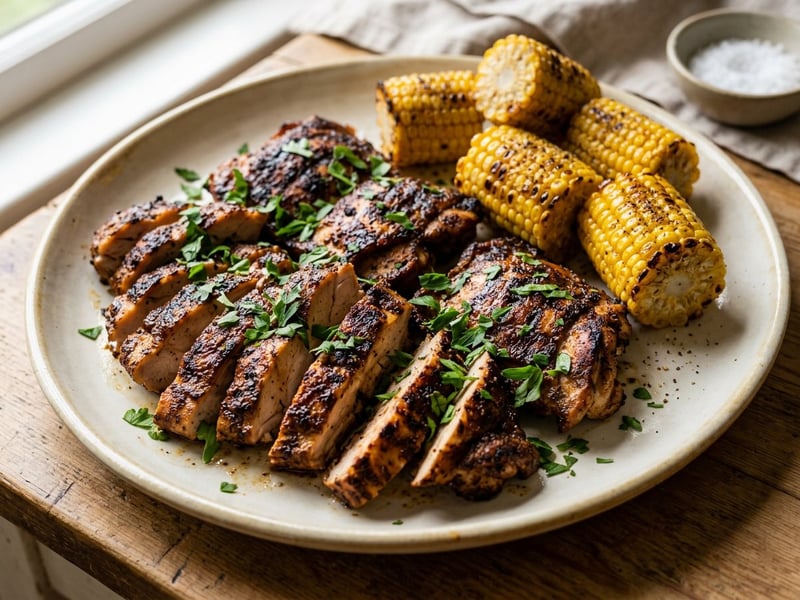 Kávés-fűszeres BBQ csirkecomb