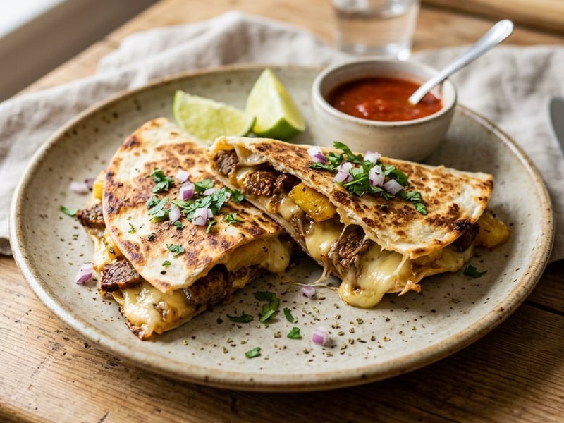 Mexikói marhahúsos gringas | Szaftos sajtos-ananászos street food