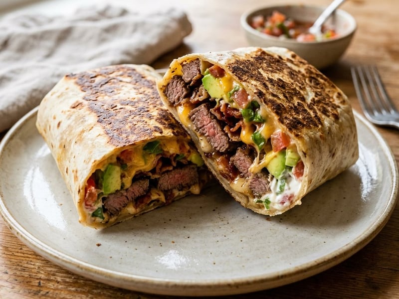 Mexikói sonorai burro percheron | Ropogós marhahúsos óriásburrito