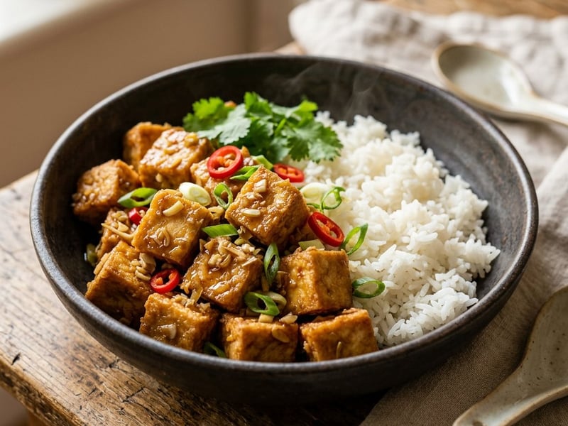 Vietnámi citromfüves ropogós tofu wokban | 20 perces vacsora