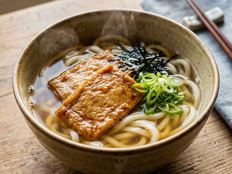 Japán Kitsune udon tofuval | Melengető ázsiai tésztaleves