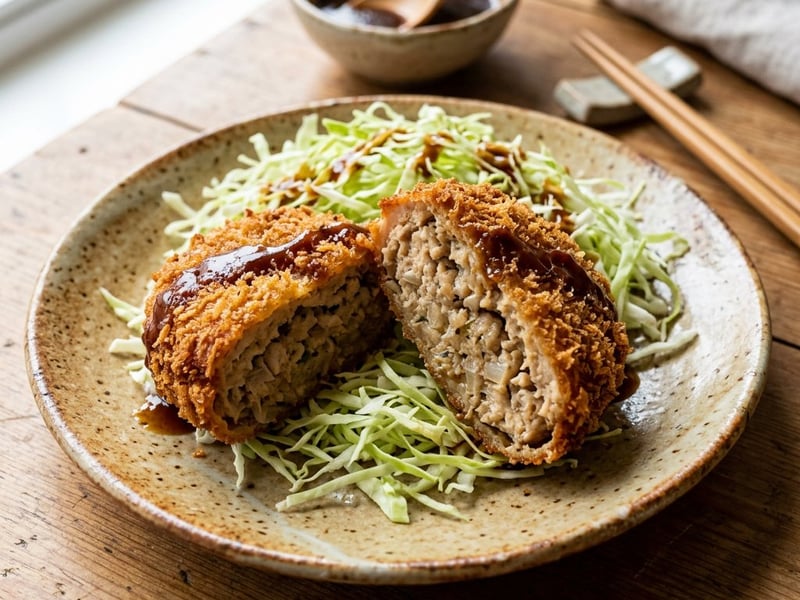 Japanese Tori Menchi Katsu | Crispy Street Food Patties