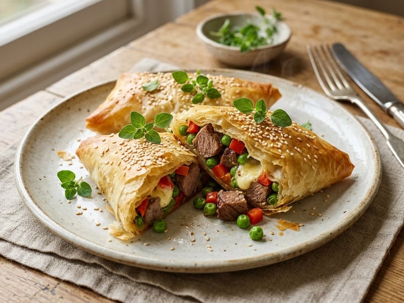 Greek Lamb Exohiko | Lamb Baked in Crispy Filo Pastry