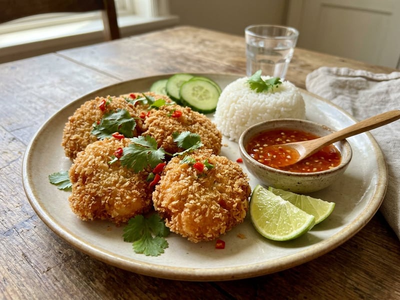 Tod Mun Goong | Ropogós thai garnélafasírt