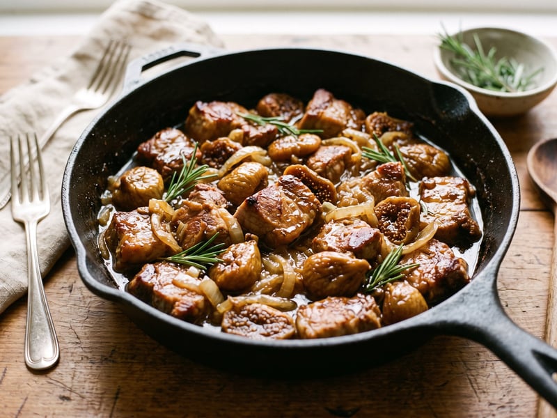 Greek Roast Pork with Figs | Tender Autumn Oven Dish