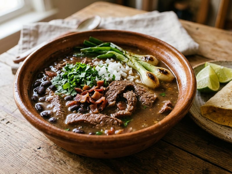 Mexican Carne en su Jugo | Guadalajara Beef Stew with Beans