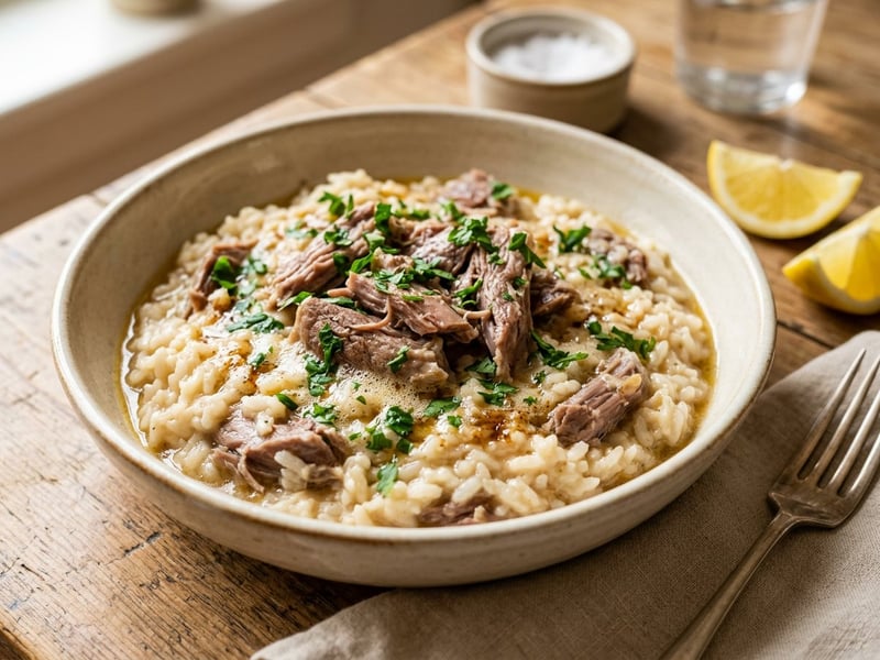 Cretan Lamb Gamopilafo | Greek Festive Rice