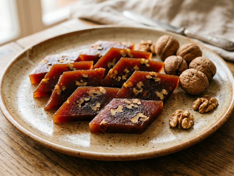 Traditional Walnut Quince Cheese | Old-Fashioned Autumn Sweet
