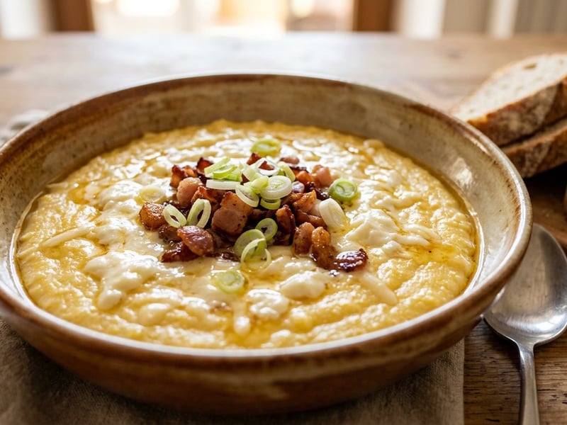 Traditional Transylvanian Bálmos | Creamy Sheep's Curd Cheese Breakfast