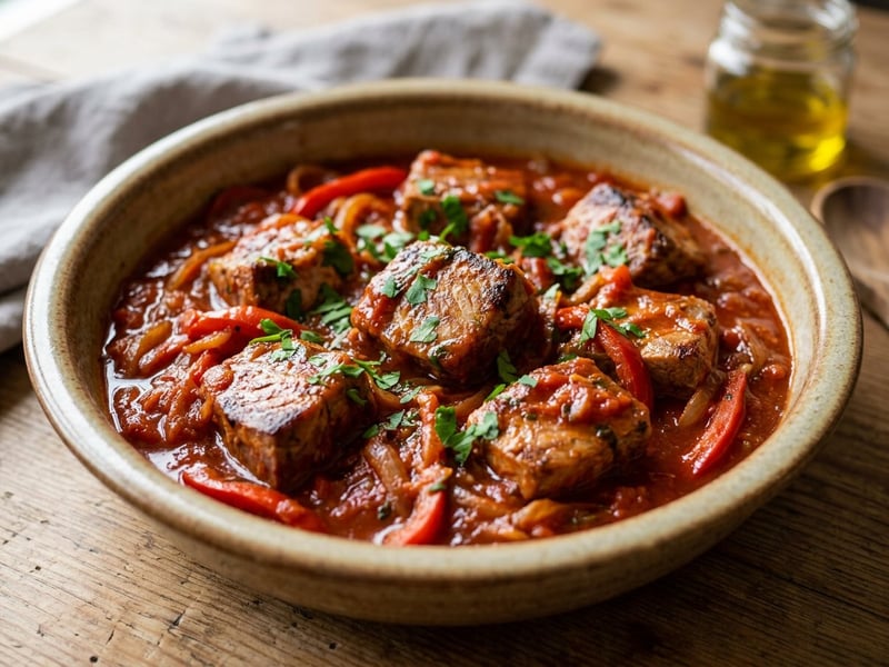 Spanish Tuna with Tomato Sauce | Atún con tomate