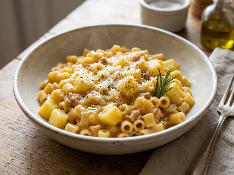 Pasta e patate alla napoletana | Nápolyi krémes burgonyás tészta